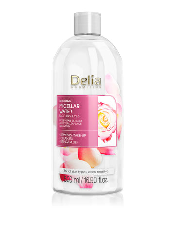Delia Soothing Micellar Water 500ml - Rose